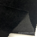 Tissu de polyester coton stretch11 tricoter en velours velours velours